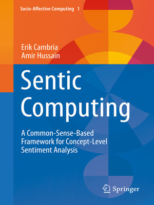 cover image of Sentic Computing